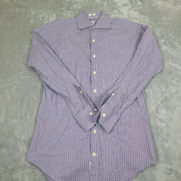Peter Millar Other - Peter Millar Button Down Shirt Small Cotton Long Sleeve Multicolor Plaid‎ Mens